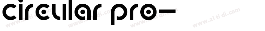 Circular Pro字体转换